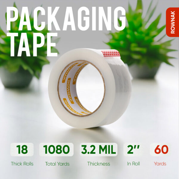18 Rolls Packaging Tape - Image 3