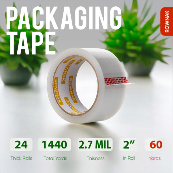 24 Rolls Packaging Tape - Image 3