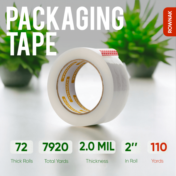 72 Rolls Packaging Tape - Image 3